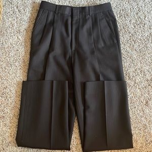 Custom woman’s pinstripe trousers